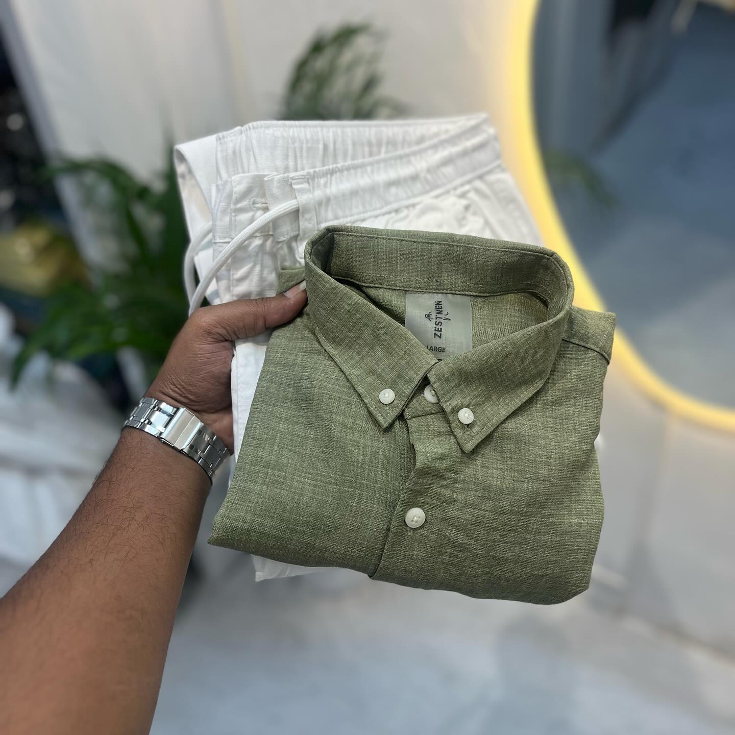 Mens Linen Shirt