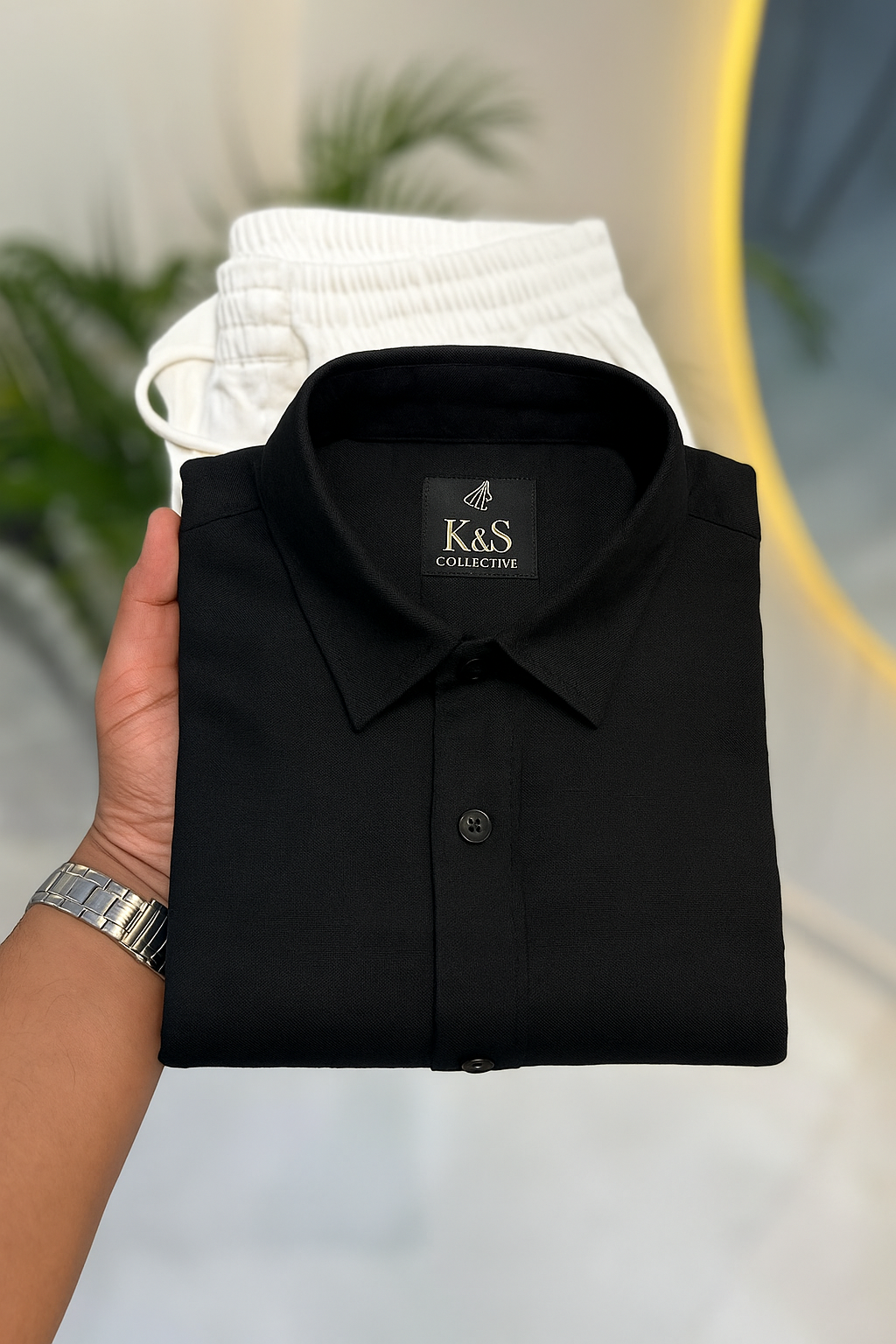 Pure Linen Shirt & Trouser Combo