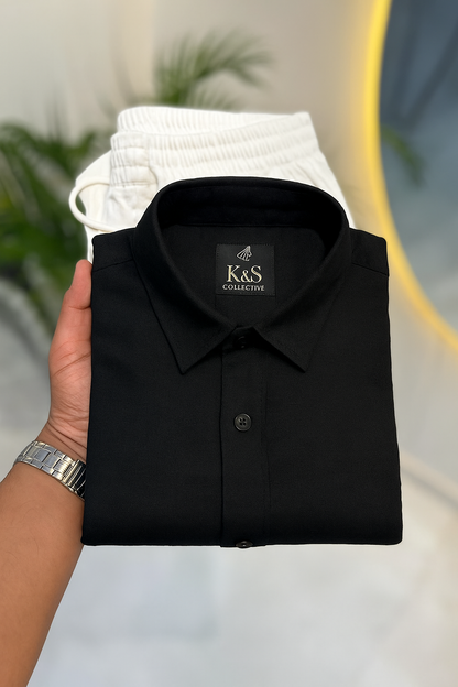 Pure Linen Shirt & Trouser Combo