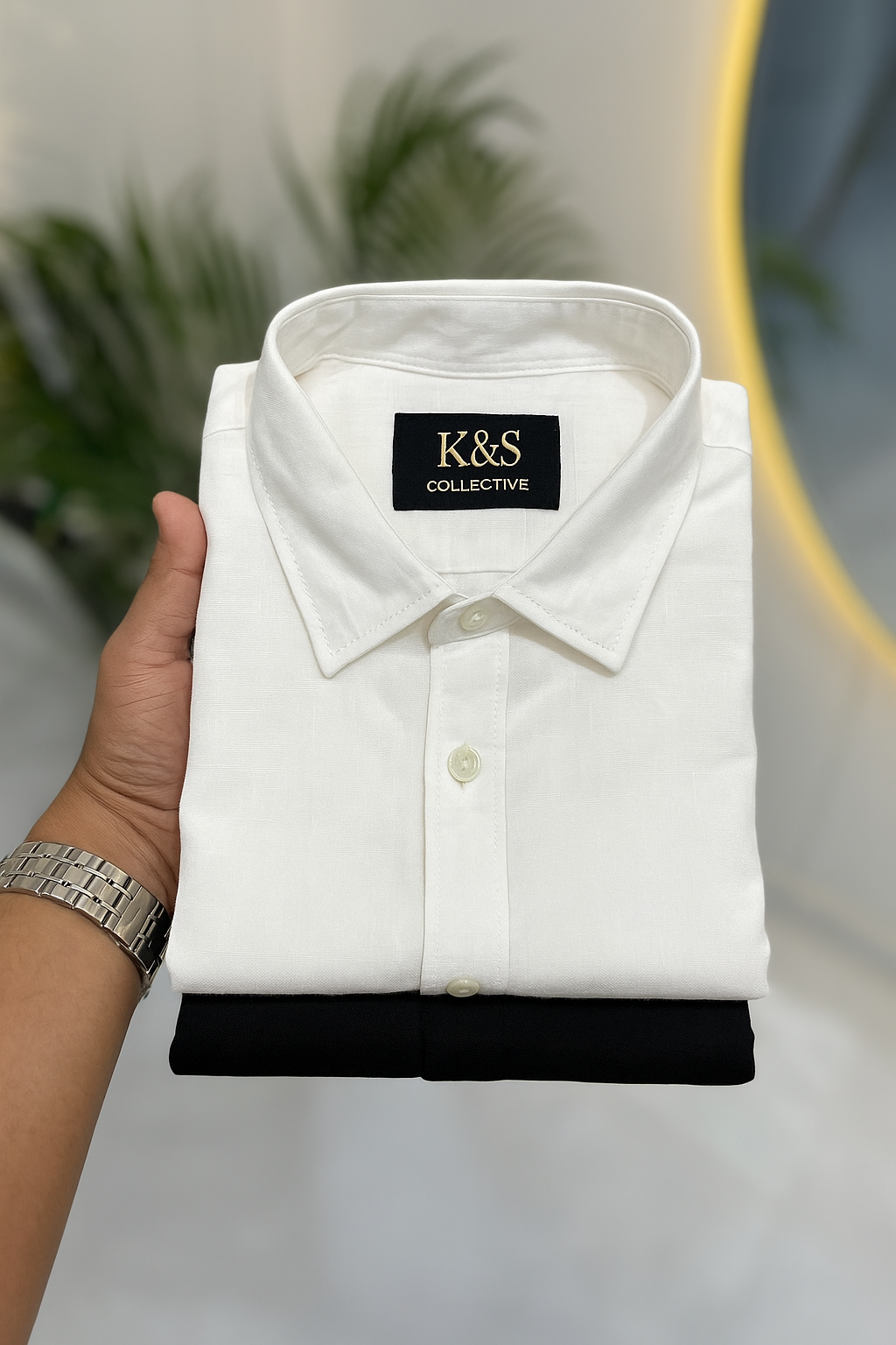 Pure Linen Shirt & Trouser Combo