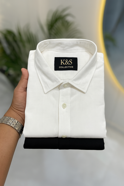 Pure Linen Shirt & Trouser Combo