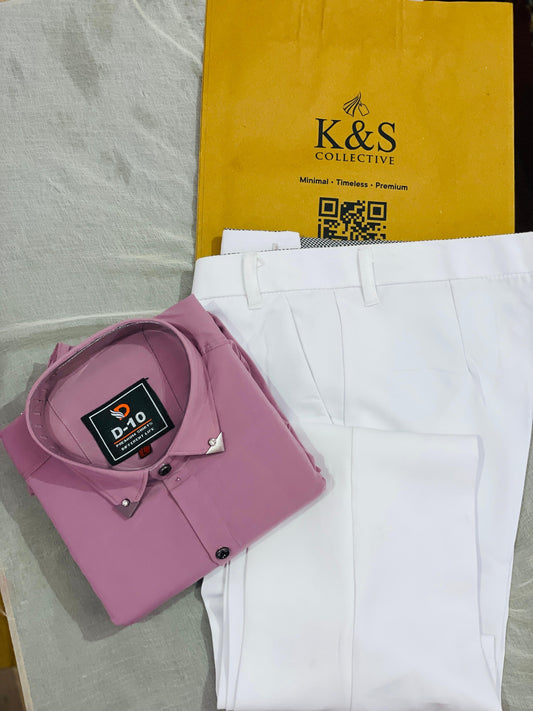 Cotton Satin + Lycra Japanese Pant Combo