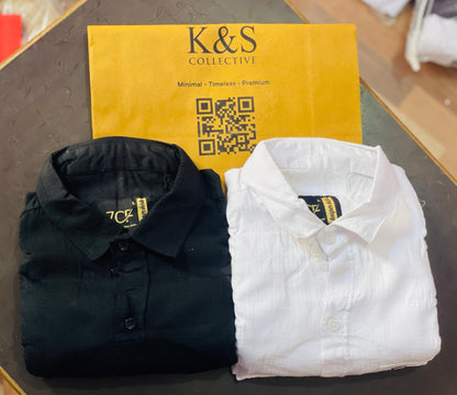 Pure Linen Shirt & Trouser Combo