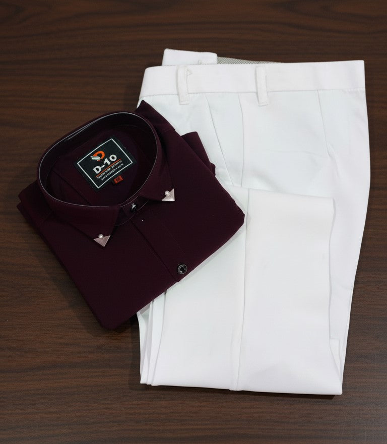 Cotton Satin + Lycra Japanese Pant Combo